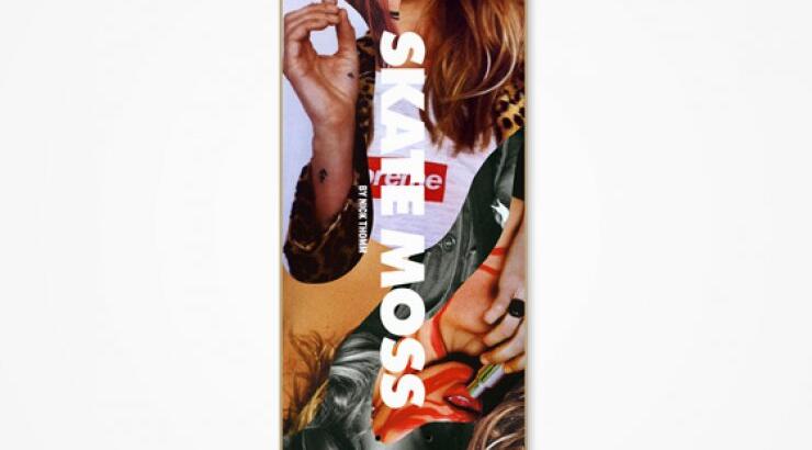 Η Kate Moss τώρα και σε σανίδα του skate