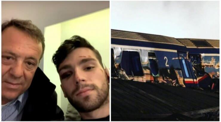 Κύπριος που διεσώθη από το δεύτερο βαγόνι: “Μπαμπά έχουμε χτυπήσει. Είμαι εγκλωβισμένος”