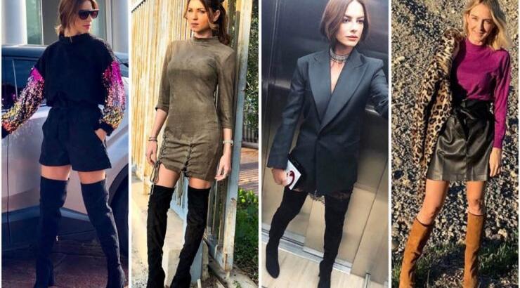 9 επώνυμες Κύπριες φόρεσαν τις πιο trendy high knee μπότες 