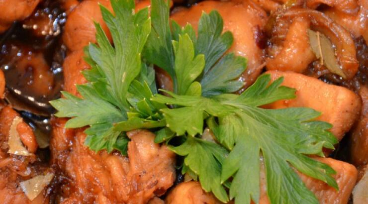 Κοτόπουλο με σόγια