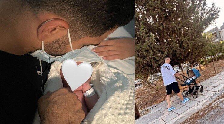 Ιωάννης Κούσουλος: Τρυφερά παιχνίδια με τον 2 μηνών γιο του, Μιχάλη! [εικόνα]
