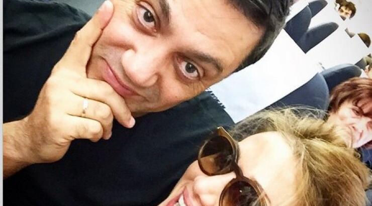 Γιώργος Θεοφάνους - Στέλλα Καλλή: Στο αεροπλάνο για Κύπρο για την αυριανή μεγάλη φιλανθρωπική συναυλία του Super Fm