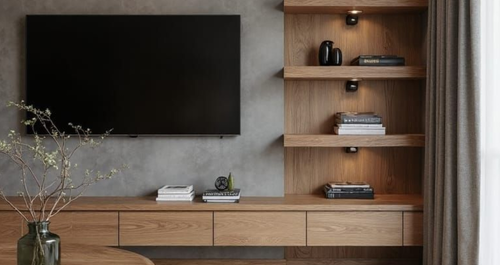 Αν έχεις μικρό σαλόνι, αυτή είναι μια πολύ καλή λύση για αποθήκευση και οργάνωση