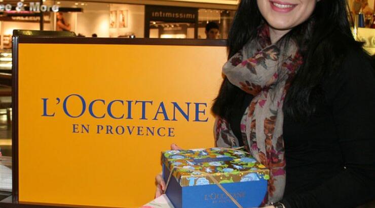 Η τυχερή του διαγωνισμού της L’Occitane
