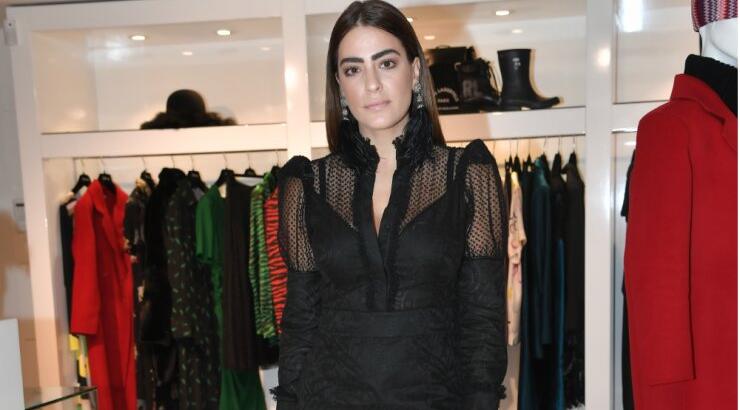 Λουκία Σεργίδη: Ξεχώρισε με total black look