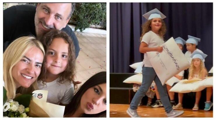 Έφη Παπαϊωάννου – Μαξ Τρίγκας: Συγκινημένοι στην αποφοίτηση του γιου τους από την προδημοτική [εικόνες]