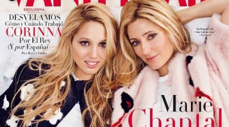 H Marie Chantal φωτογραφίζεται για το Vanity Fair με την κόρη της