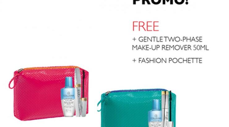 Για ακόμη μία χρονιά τα υπέροχα μάσκαρα promo τσαντάκια της Collistar επιστρέφουν με 2 φανταστικά δώρα