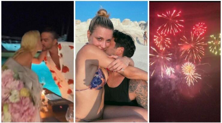 Μάστορας – Καληφώνη: Με πυροτεχνήματα και ρομαντικό δείπνο γιόρτασαν την πρώτη τους επέτειο [βίντεο]