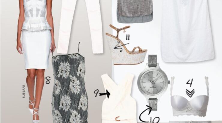 Μαζί λευκό και ασημί!