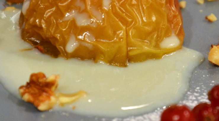 Ψητά μήλα με μέλι