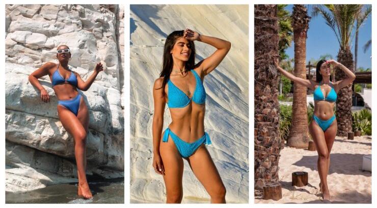Γαλάζιο μαγιό: 10 fashion girls που φόρεσαν μαγιό στα χρώματα της θάλασσας