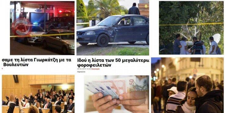 Oι ειδήσεις με τα περισσότερα κλικς το 2015