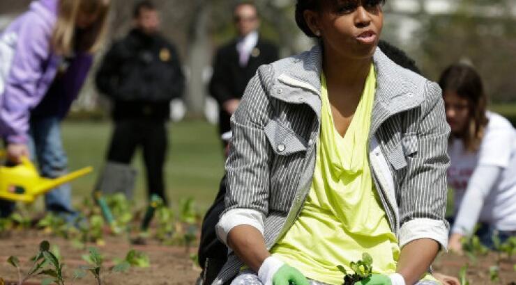 Φυτεύει φθαρτά η Michele Obama