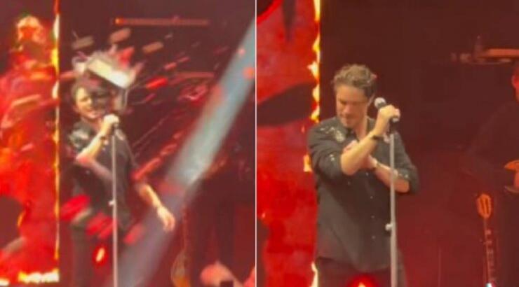 Νίκος Οικονομόπουλος: Ο εκνευρισμός του όταν του έριξαν πανέρι με λουλούδια στο πρόσωπο [βίντεο]