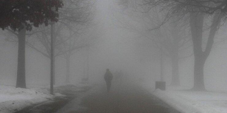 Πυκνή ομίχλη στην περιοχή του Τροόδους