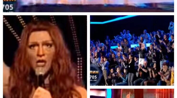 Δεν υπάρχει: Βούλγαρος καλλιτέχνης μεταμφιέστηκε σε Παπαρίζου στο YFSF και αποθεώθηκε!  