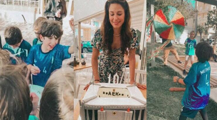 Κατερίνα Παπουτσάκη: Το πάρτι για τα 10α γενέθλια του γιου της Μάξιμου [βίντεο]