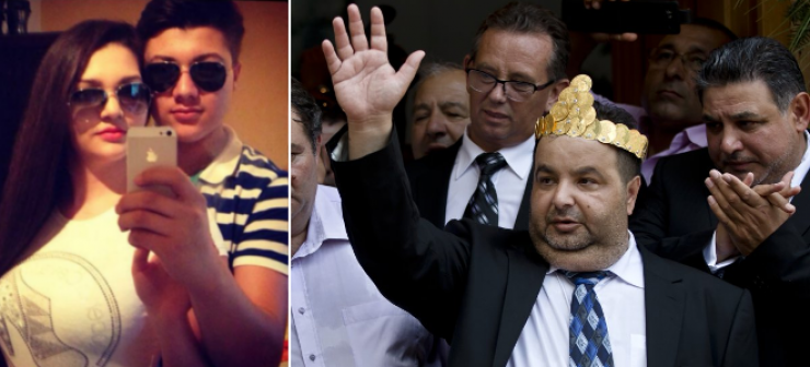 Ο «βασιλιάς των Ρομά» της Ρουμανίας με το χρυσό στέμμα παντρεύει τον γιο του 