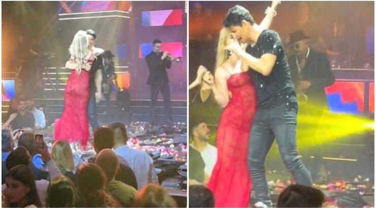 Η Κύπρια με εκατομμύρια likes στο ΤikΤok έτρεξε στη σκηνή και τραγούδησε με τον Ρουβά [βίντεο]