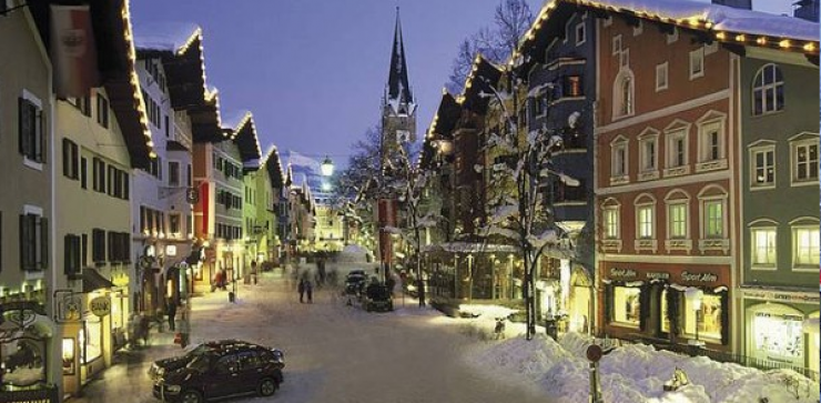 Για σκι στο Kitzbuhel