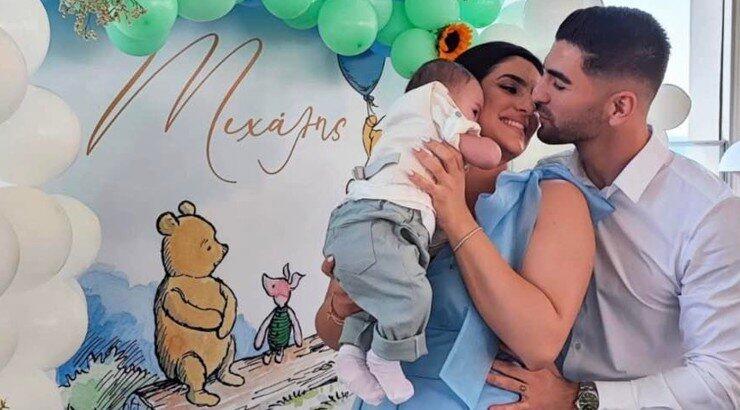 Ιωάννης Κούσουλος – Ντορίνα Αντωνίου: Βάφτισαν τον γιο τους [εικόνες]