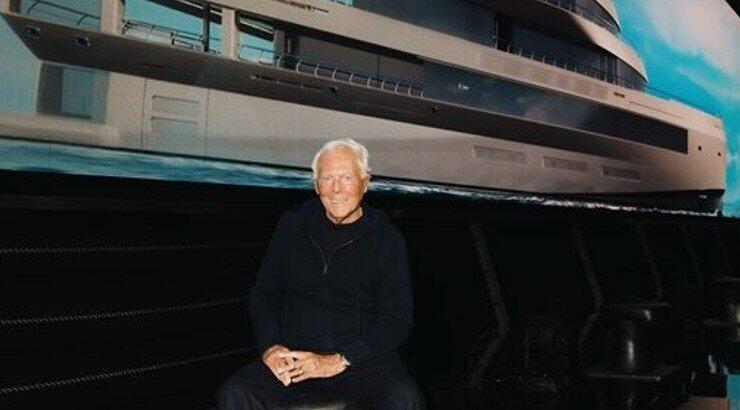 Ζευγάρι της κυπριακής showbiz αγόρασε το 72 μέτρων γιοτ Admiral που σχεδίασε ο Giorgio Armani [εικόνες]