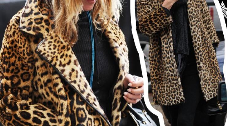 Animal print σακάκι