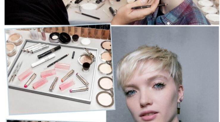 Ο οίκος Dior παρουσιάζει μακιγιάζ για την επίδειξη μόδας Ready-to-Wear