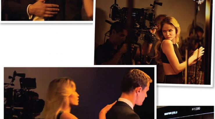 Ο Theo James στη καμπάνια του νέου αρώματος Boss The Scent