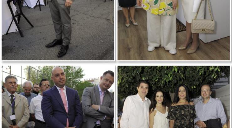 Στα εγκαίνια του Κέντρου "Φωλιά"