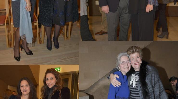 Στα εγκαίνια της έκθεσης "Γκίκας, Craxton, Leigh Fermor: Η γοητεία της ζωής στην Ελλάδα"