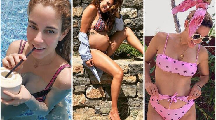 Διάσημες μέλλουσες Ελληνίδες μαμάδες με μπικίνι