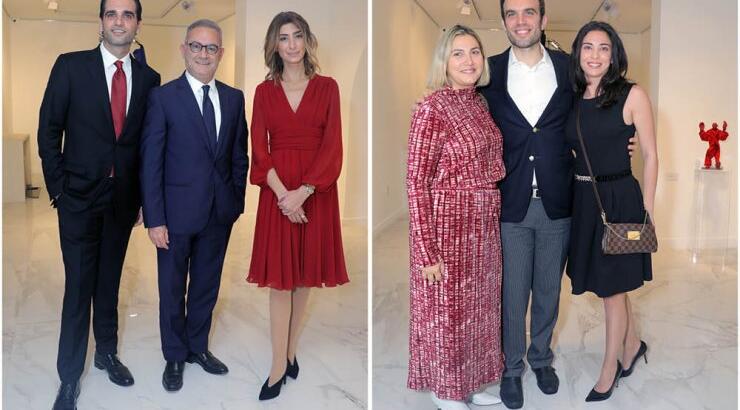 Στην Golden Gallery by Kapatays για τα εγκαίνια της έκθεσης του Γιώργου Λάππα