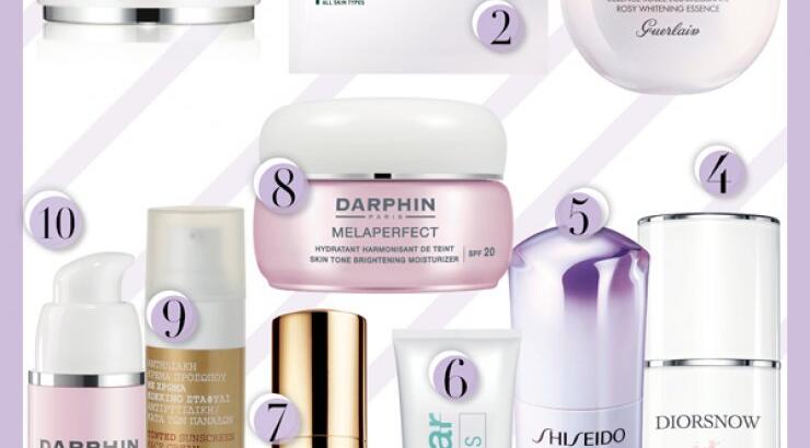 Top 10: Τα καλύτερα προϊόντα για σκούρες κηλίδες, πανάδες και δυσχρωμίες