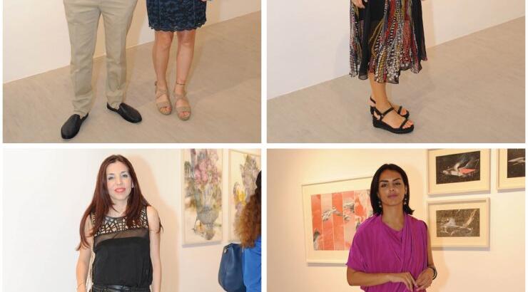 Στα εγκαίνια της έκθεσης "Unbound"