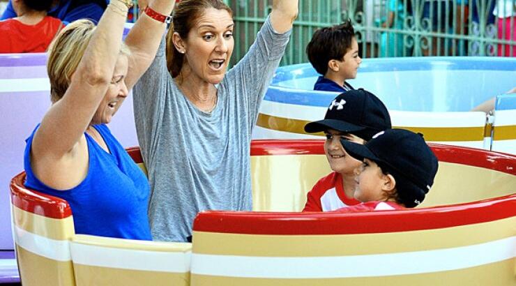 Σπάνιες φωτογραφίες της Celine Dion με τους γιου της [εικόνες]