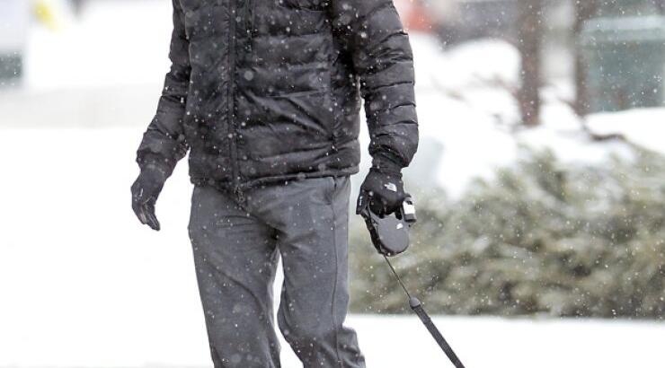 Οι βόλτες διάσημου σταρ μέσα στο χιόνι [εικόνες]