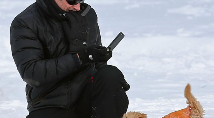 Hugh Jackman: Παιχνίδια στο χιόνι [εικόνες]