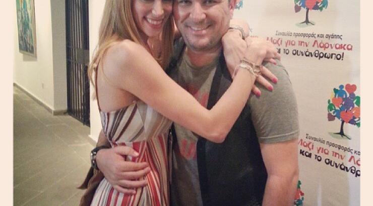 Στα παρασκήνια της συναυλίας στη Λάρνακα μαζί με τη Στέλλα Δημητρίου