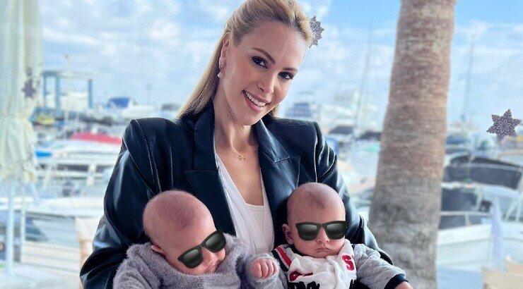 Στέλλα Δημητρίου: Την “τσακώσαμε” στις Φοινικούδες με τους δίδυμους γιους της [βίντεο]