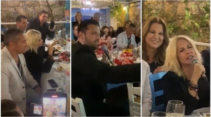 Aργυρός-Βίσση: Τραγούδησαν σε ταβέρνα της Λεμεσού και αποθεώθηκαν [βίντεο]