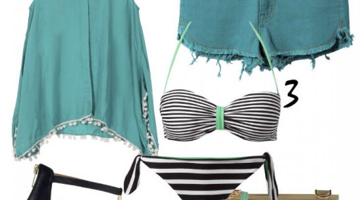 Γραμμή στο τιρκουάζ