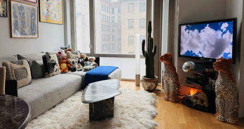 Μέσα στο ιδιαίτερο διαμέρισμά 60τ.μ., ενός σχεδιαστή παιχνιδιών