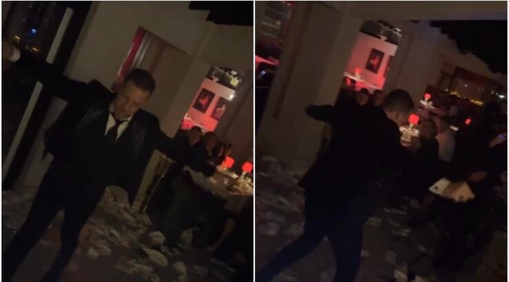 Το ζεϊμπέκικο του Χρύσανθου Τσουρούλλη λίγα λεπτά μετά την έλευση της νέας χρονιάς [βίντεο]