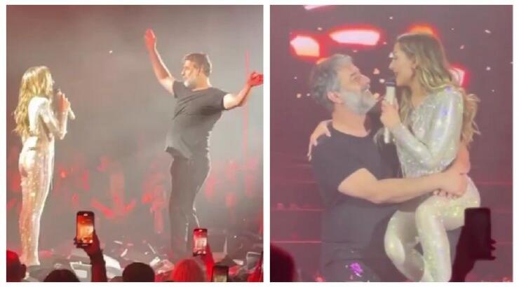 Ο Βασίλης Μπισμπίκης ανέβηκε στη σκηνή και χόρεψε ζεϊμπέκικο την ώρα που τραγουδούσε η Δέσποινα Βανδή [βίντεο]