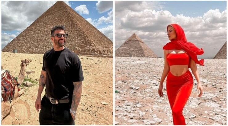 Αλεξάνδρου - Τούνη: Το φωτογραφικό άλμπουμ από το ταξίδι στην Αίγυπτο με τον γιο τους [εικόνες]