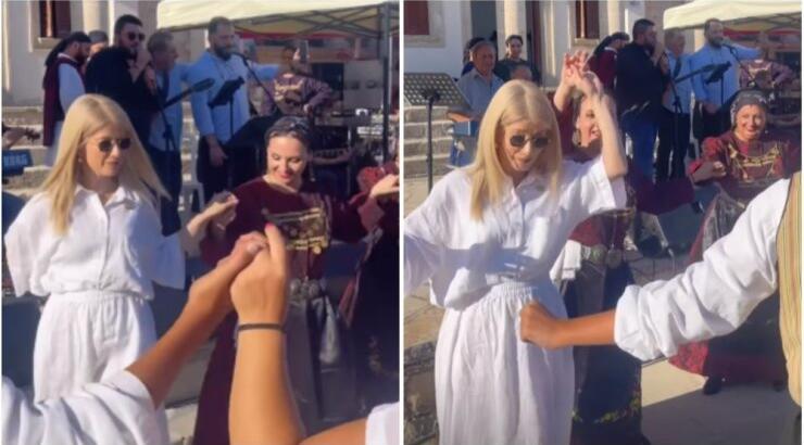 Αννίτα Δημητρίου: Χόρεψε παραδοσιακούς χορούς σε φεστιβάλ της Λόφου [βίντεο] 