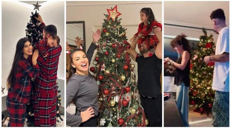 Επώνυμα πρόσωπα που στόλισαν τα χριστουγεννιάτικα δέντρα τους μέσα στο ΣΚ που μας πέρασε [εικόνες]