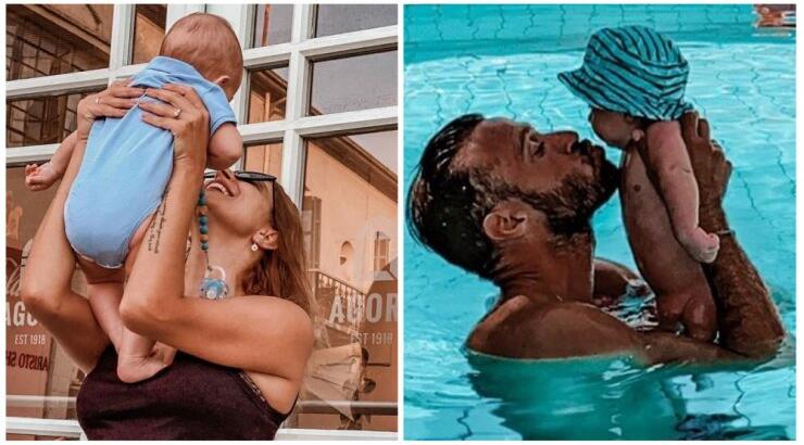 Αλεξάνδρου - Ευριπίδου: Δείτε το προσκλητήριο της βάφτισης του γιου τους, Νικόλα 